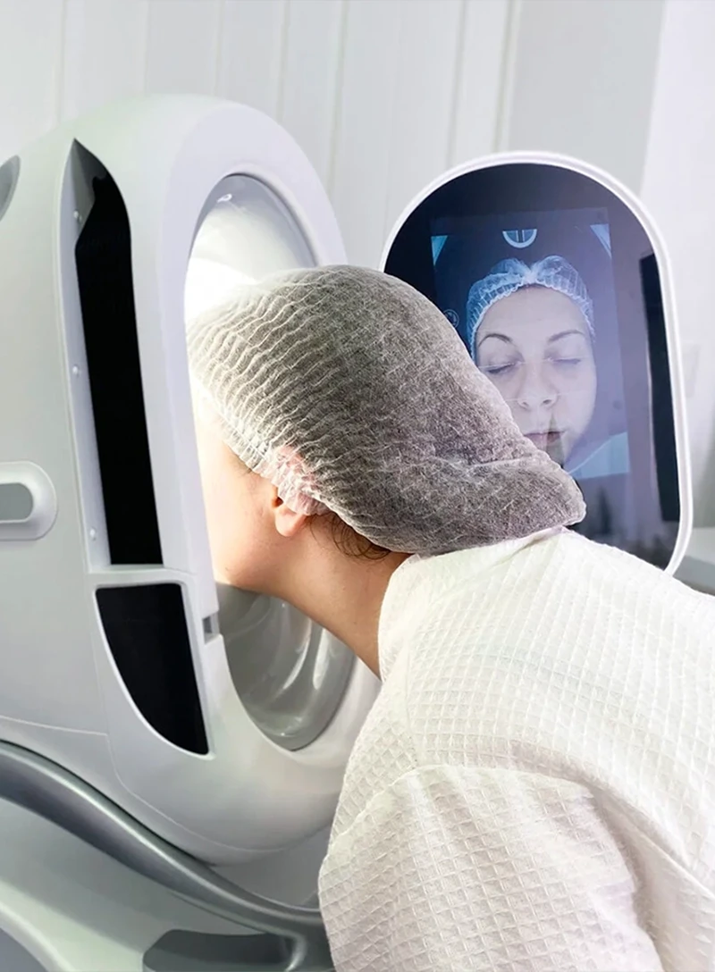 Апаратна діагностика стану шкіри обличчя